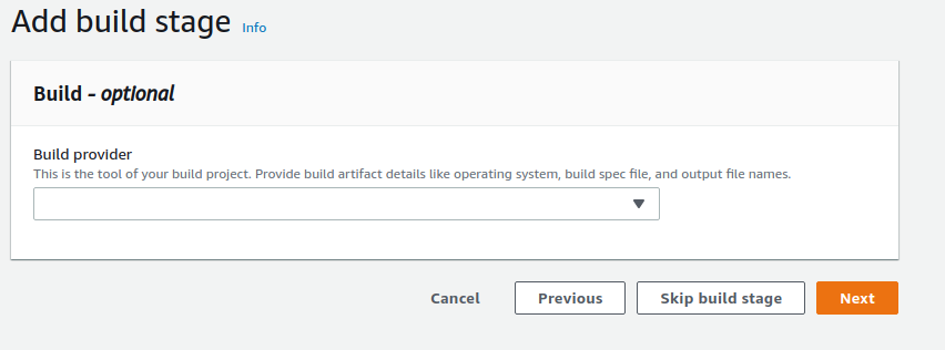 Skip build stage