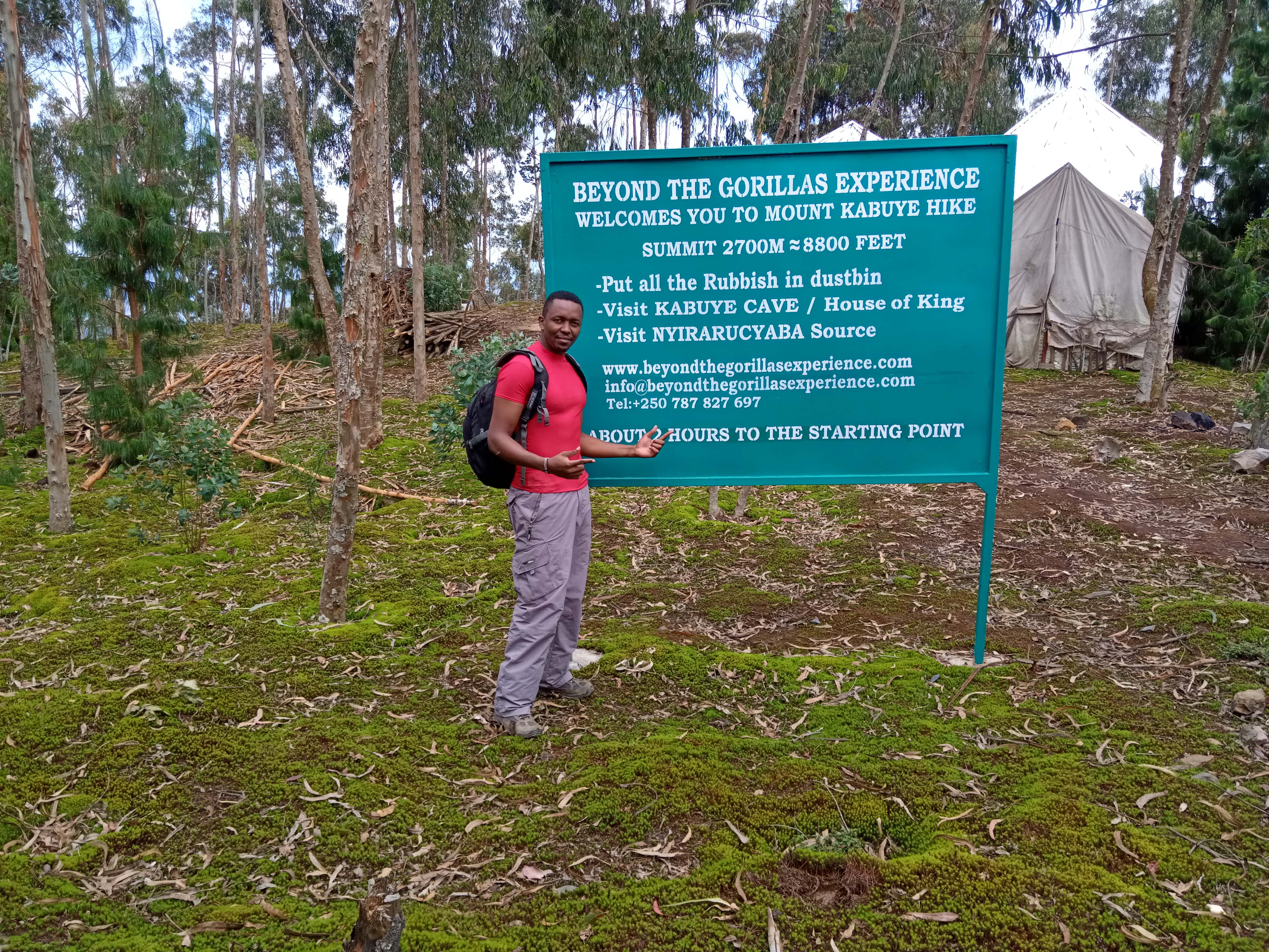 Mount kabuye Summit